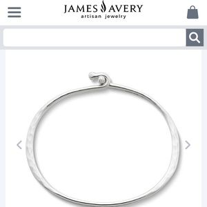 NWT James Avery Hammered Hook-On Bracelet